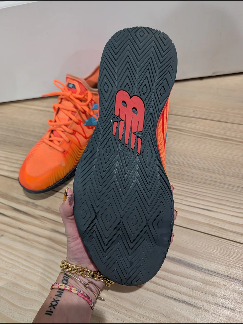 New Balance vibrant orange